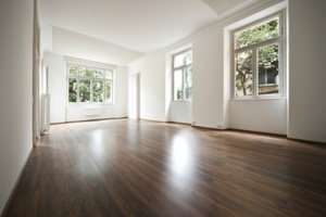 brown wood flooring